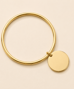 Bracelet jonc avec pendentif