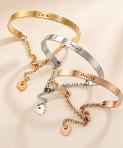 Bracelet jonc gravé