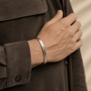 Bracelet jonc homme acier inoxydable