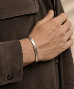 Bracelet jonc homme acier inoxydable