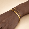 Bracelet jonc or homme
