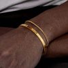 Bracelet jonc or homme