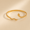 Bracelet jonc serpent