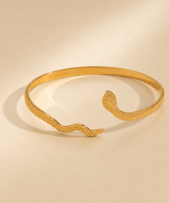 Bracelet jonc serpent