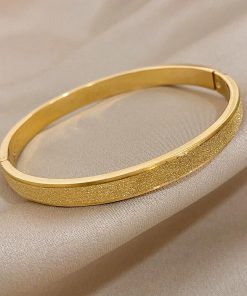 bracelet jonc femme or