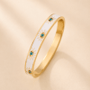 Bracelet jonc turquoise