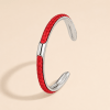 bracelet jonc rouge