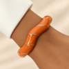 Bracelet jonc orange