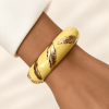 Bracelet jonc plume